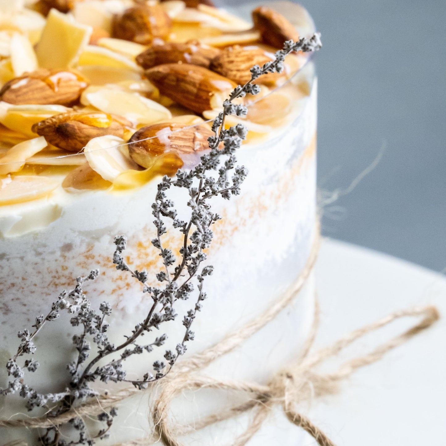 Almond Black Vegan Cake