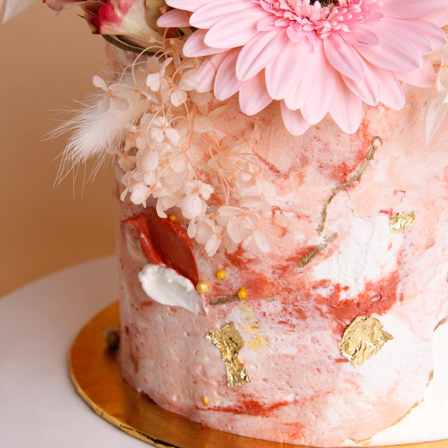 Antique Bloom Designer Cake 6"