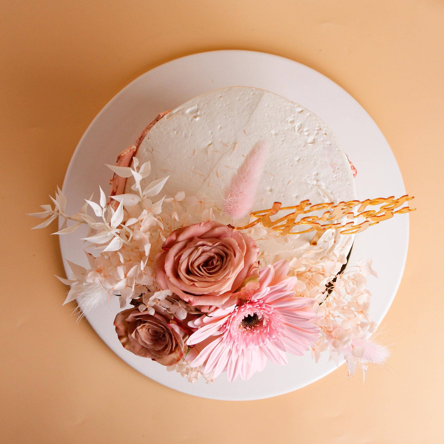 Antique Bloom Designer Cake 6"