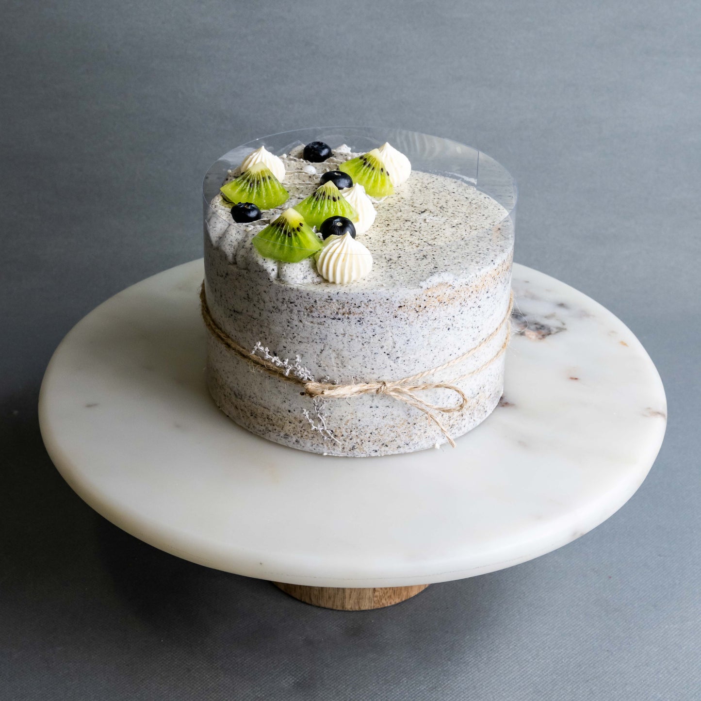 Black Sesame Vegan Cake