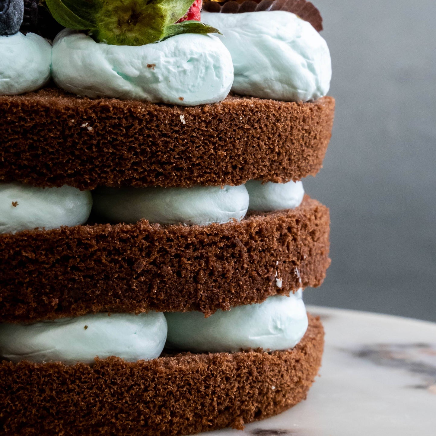 Dad's Chocolate Mint Naked Cake