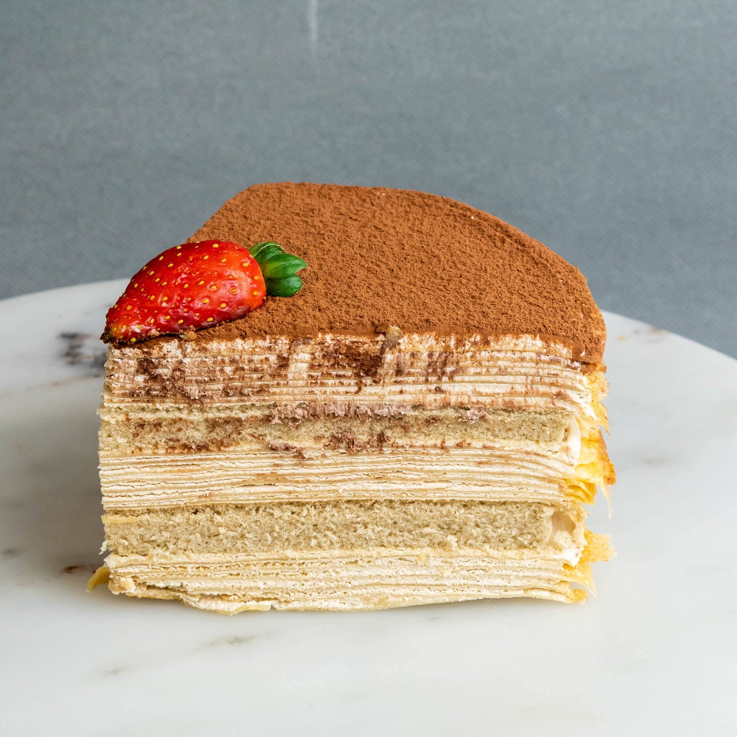 Italian Tiramisu Sponge Crepe Cake 8"