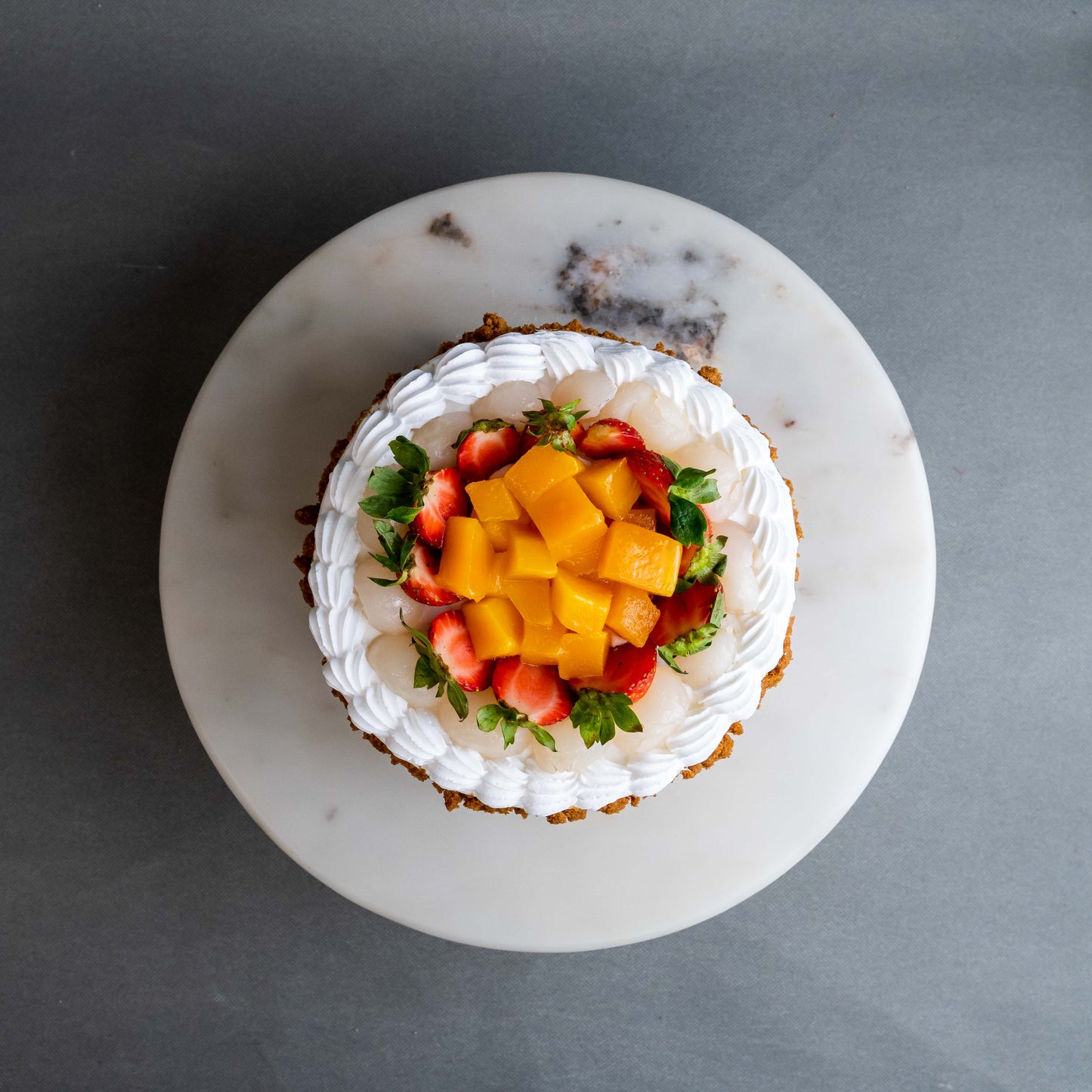 Lychee Speculoos Fairy Cake