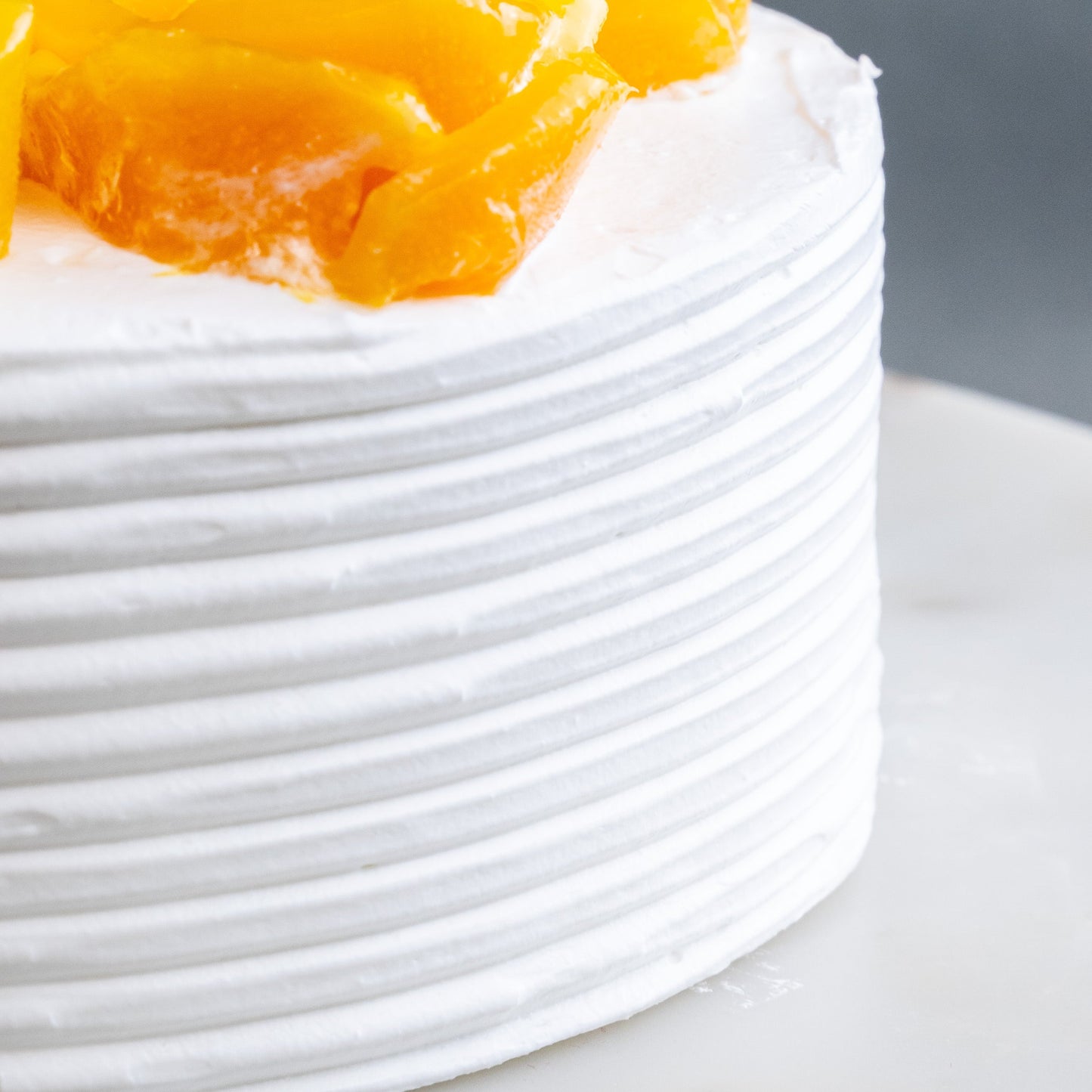 Mango Rose Fairy Cake