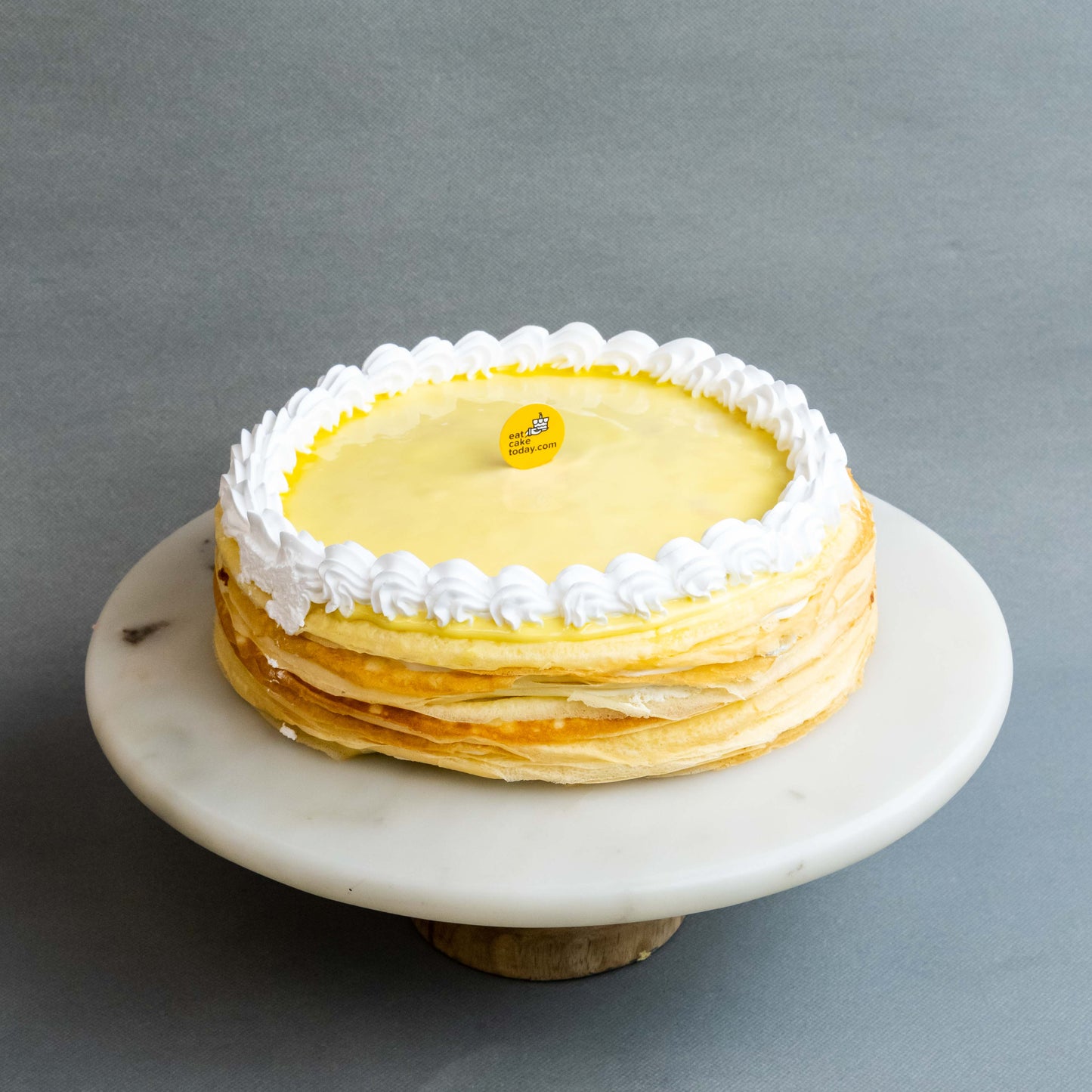 Musang King Durian Mille Crepe Cake 8"