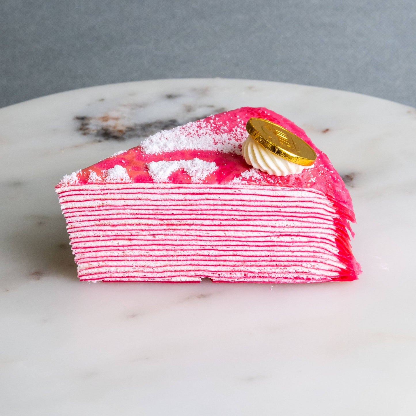 The Longevity Red Velvet Mille Crepe Cake 8"