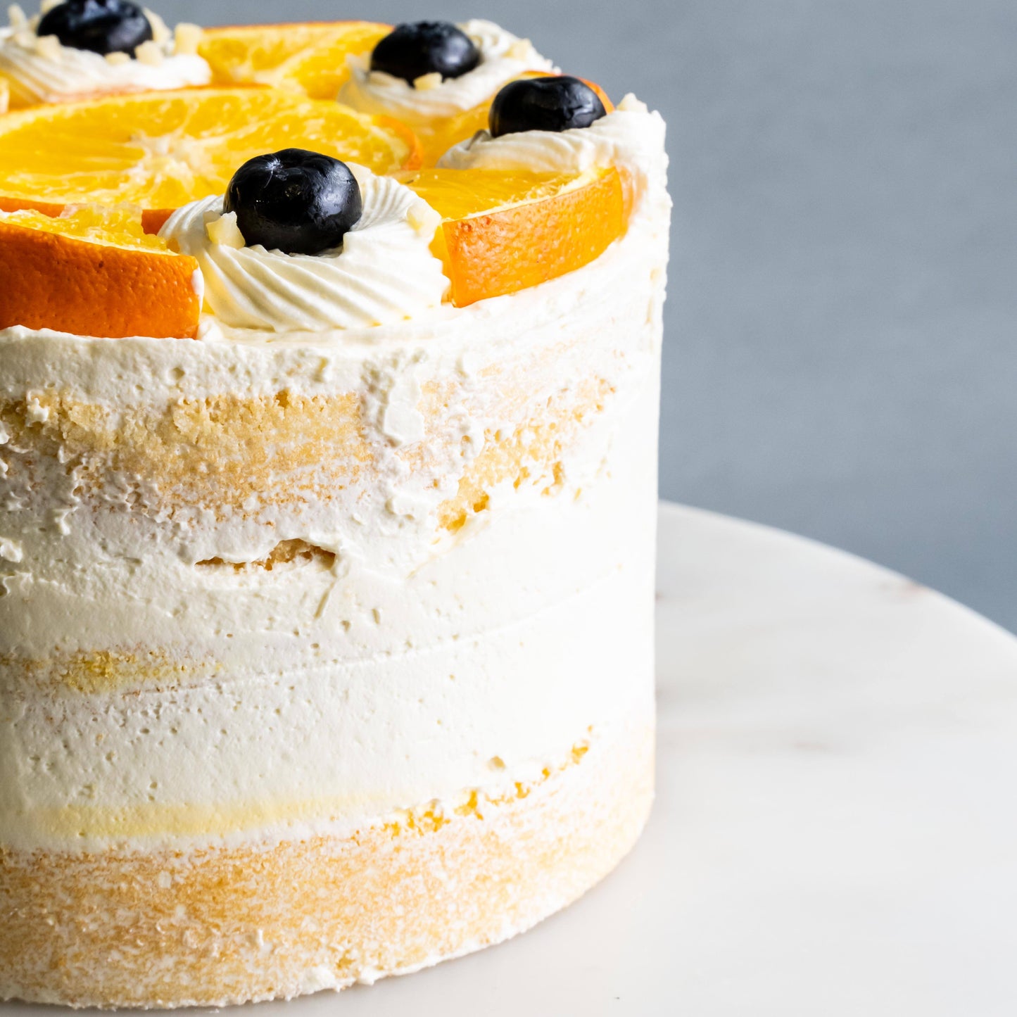 Valencia Orange Vegan Cake