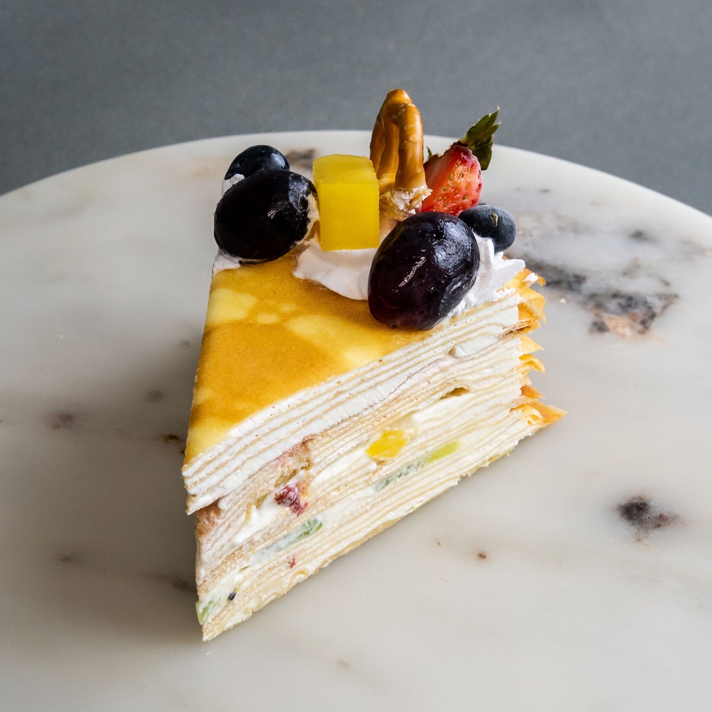 Wonder Fruits Mille Crepe Cake 8"